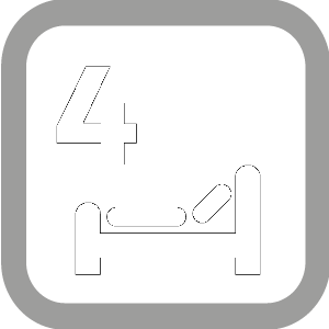 4 místa ke spaní